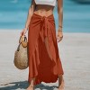 Women's Tie-Front Beach Cover-Up Sarongs - Cupshe - 4 of 4