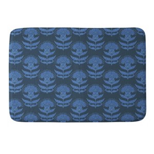 Deny Designs 1'9"x2'10" Schatzi Brown Aurelia Floral Memory Foam Bath Mat - 1 of 4