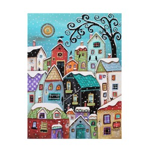 Trademark Fine Art -Karla Gerard 'Winter City' Canvas Art - 1 of 4