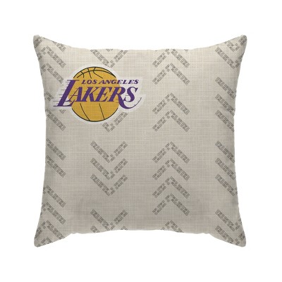 NBA Los Angeles Lakers Wordmark Decorative Throw Pillow