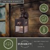 VAXCEL 1 Light Burnished Bronze Rustic Outdoor Wall Lantern Clear Glass, Moose, 12.75 inch - 2 of 4