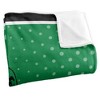 Delta State University Logo Dots Silky 50x60 Blanket, 1 Sided - 3 of 4