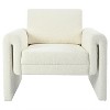 Sapphtopaz 35.5" Modern Accent Chair with Thick Boucle Upholstered, Comfy Lounge Reading Armchair, Accent Chairs for Living Room, Bedroom - 2 of 4