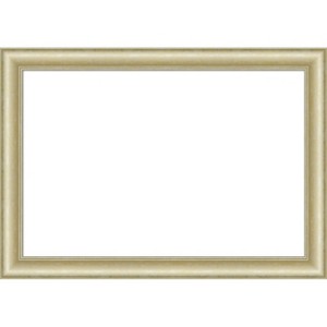 Amanti Art Textured Light Gold Framed Dry Erase Magnetic Board - 1 of 4