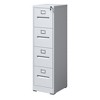 NicBex 2 Drawer Narrow File Cabinet with Lock,Office Cabinet with Grooved Handles,Modern Storage Cabinet,Filing Cabinet for Home Office - 2 of 4