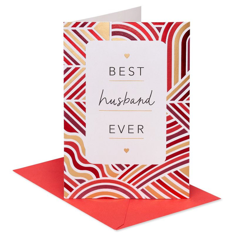 Valentine&#39;s Day Cards Striped Pattern, 1 of 7