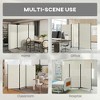 Resenkos 6' 3-Panel Room Divider - Indoor Privacy Screen for Home, - 2 of 4
