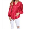 Women's In Your Heart Leopard Blouse - And The Why - 2 of 4