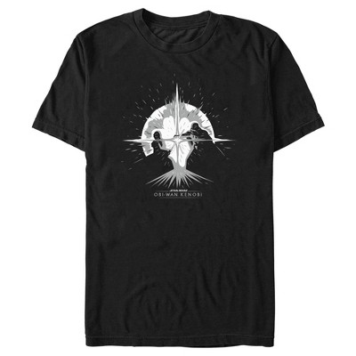 Men's Star Wars: Obi-wan Kenobi Darth Vader Vs Kenobi Silhouette ...