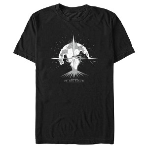 Men's Star Wars: Obi-Wan Kenobi Darth Vader vs Kenobi Silhouette Lightsaber Explosion T-Shirt - 1 of 4