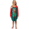 Scooby-Doo Boys' Christmas Character Tree Reindeer Button Sleep Pajama Set - 2 of 4