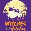 Women's Design By Humans Halloween Camping Witches Hitches Funny By RedBirdLS Racerback Tank Top - 2 of 3