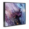 Stupell Industries Abstract Liquid Purple Blue Framed Giclee Art - 2 of 4