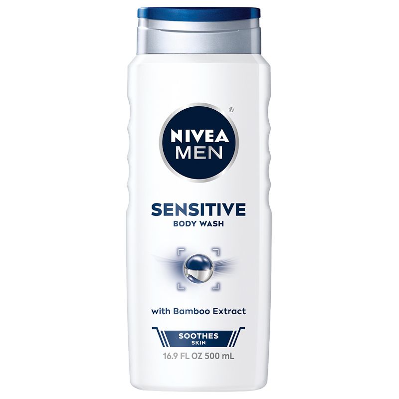 Nivea Men Sensitive Body Wash with Bamboo Extract - 16.9 fl oz, 1 of 13