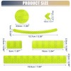Unique Bargains Bicycle Motorbike Reflective Safety Warning Tape Outer Reflective Strip Multi-purpose PET 42pcs - 3 of 4