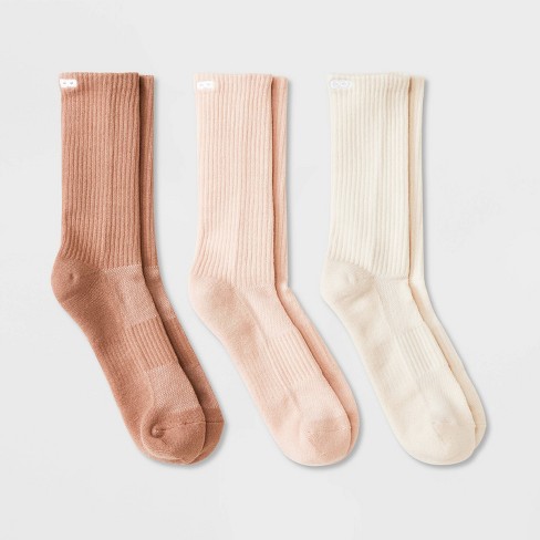 Ribbed Crew Socks 3 Pack - Blackout - Pair of Thieves