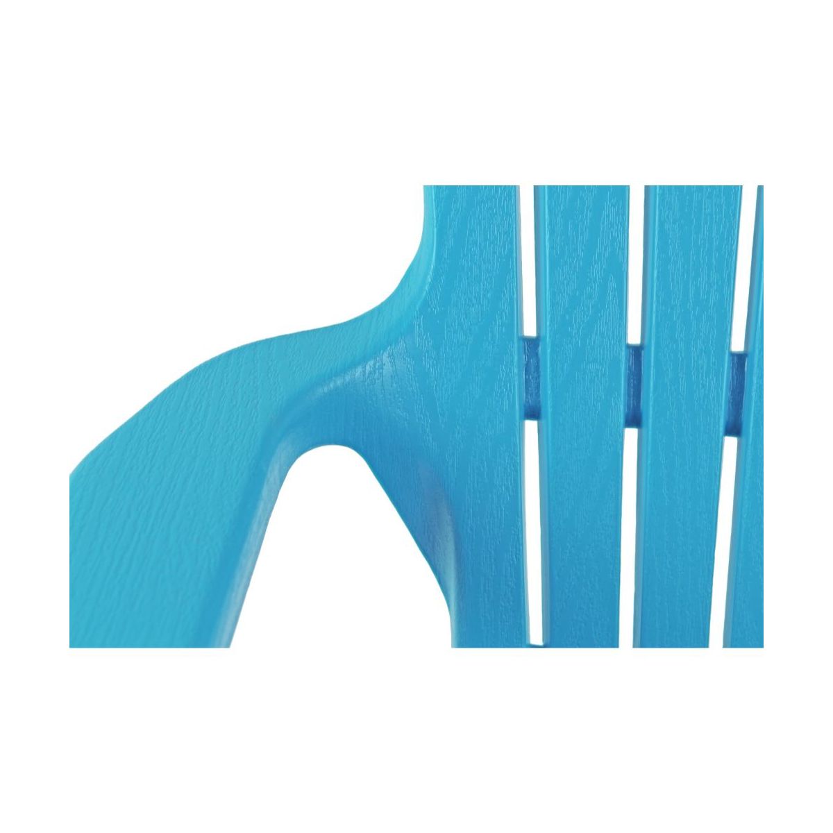 Adams Resin Child-Sized Outdoor Adirondack Stacking Chair, Pool Blue (50lb Capacity) - thumbnail 5
