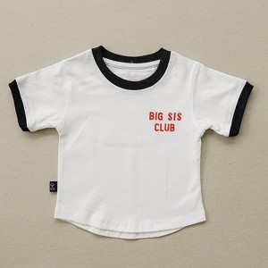Kids Big Sis Club Short Sleeve Tee - Olive + Scout - 1 of 4