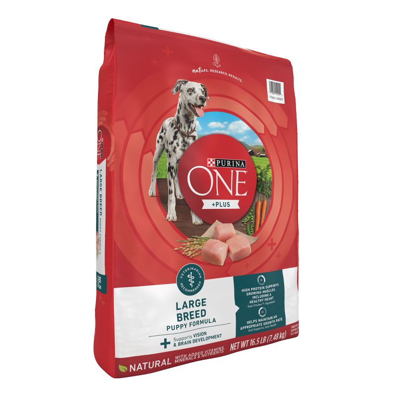 Purina ONE SmartBlend Large Breed Puppy Chicken Flavor Dry Dog Food, 5 of 10