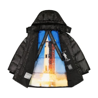 Andy & Evan  Kids Space One Galactic Puffer Jacket.