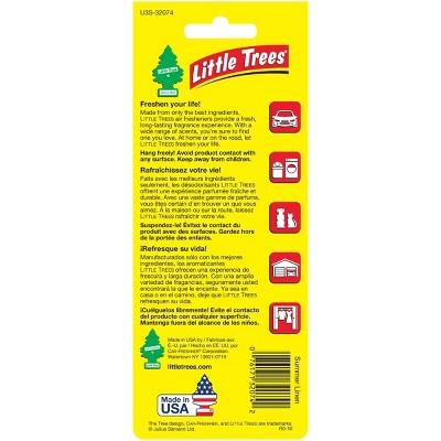 Little Trees Summer Linen Air Freshener 3pk Target