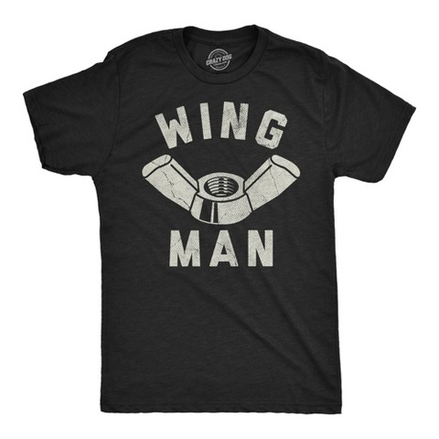 Мужские футболки Crazy Dog T-Shirts, Inc. Mens Funny T Shirts Wing Man Sarcastic Hardware Graphic Novelty Tee for Men - Crazy Dog Men's T Shirt For Mechanic Handyman Black S