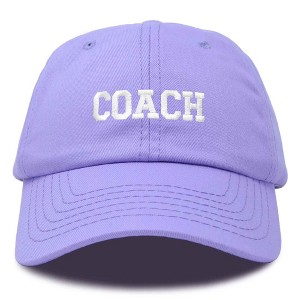 Dalix Coach Embroidered Sports League Baseball Cap Adjustable Dad Hat Mens - 1 of 4