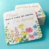 Big Dot of Happiness 25 Ct Wildflowers Please Don't Take My Drink I'm Dancing Coasters, 4-Inch Disposable Square Paper Coasters for Boho Floral - 3 of 4