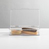 mDesign Plastic Bedroom Closet Storage Organizer Box, Hinged Lid - 3 of 4
