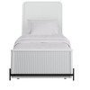 TiramisuBest White Full Twin Trundle Bed, Solid Wood + MDF, 82x56x54 inches, 202 pounds, Reeded Fronts, Birch Veneer - 3 of 4
