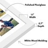 Americanflat 4x6 Collage Picture Frame  - Multi Picture Frames Fit Eight 4x6 Photos or Use as One 12x22 Frame for Wall Display -- White - 3 of 4