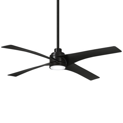 56" Minka Aire Modern Indoor Ceiling Fan with LED Light Remote Control Kocoa for Living Room Kitchen Bedroom Family Dining House