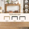 52" Rustic Console Table with Drawers, Narrow Entryway or Sofa Table with Storage for Hallway or Living Room -3irtyhousy - 3 of 4
