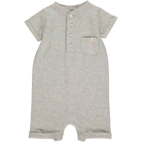 Gender Neutral Boy's Camborne Henley Romper - ME & HENRY - image 1 of 3