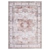 Washable Vintage Rug, Traditional Medallion Carpet with Non-Slip Backing, Stain Resistant Area Rug for Living Room & Home Office - 3 of 4