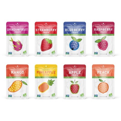 Nature's Turn Freeze-Dried Fruit Snacks - Superfruit Variety Pack  -  No Sugar Added, Non GMO, Gluten Free, Nothing Artificial - 15g (0.53oz) - 8 Pack