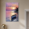 Art Remedy Quaint Sunset Shore Beach Life Inspired Wall Art Framed - 2 of 4
