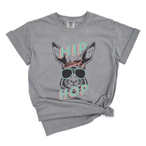 Simply Sage Market Green Hip Hop Bunny Garment Dyed Tee - 1 of 4
