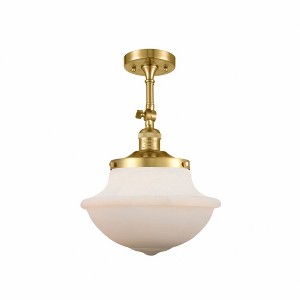 Oxford - 1 Light Adjustable Semi-Flush Mount In Traditional Style-15.5 Inches Tall and 11.75 Inches Wide - 1 of 1