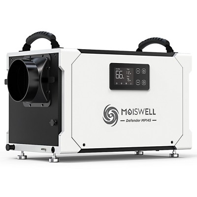 Moiswell 145 Pint Commercial Dehumidifier Energy Star Certified for Basements & Crawl Space