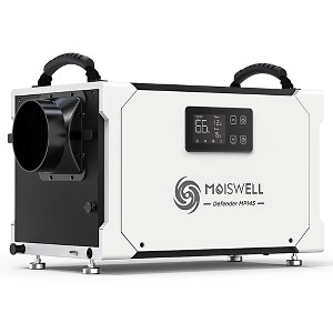Moiswell 145 Pint Commercial Dehumidifier Energy Star Certified for Basements & Crawl Space - 1 of 4