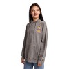 Five Nights At Freddy's Glamrock Freddy & Friends Women's Gray Mineral Wash Long Sleeve Fleece Hooded Sweatshirt - 3 of 4