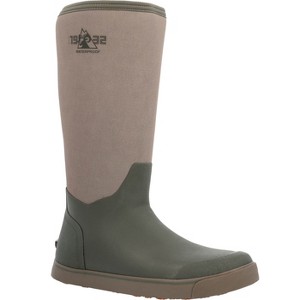 Men's Rocky Dry-Strike Waterproof Brown & Green 16" Deck Boot - 1 of 4
