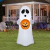 Gemmy  Airblown Inflatable Spooky Ghost , 4 ft Tall, Multi - 2 of 4
