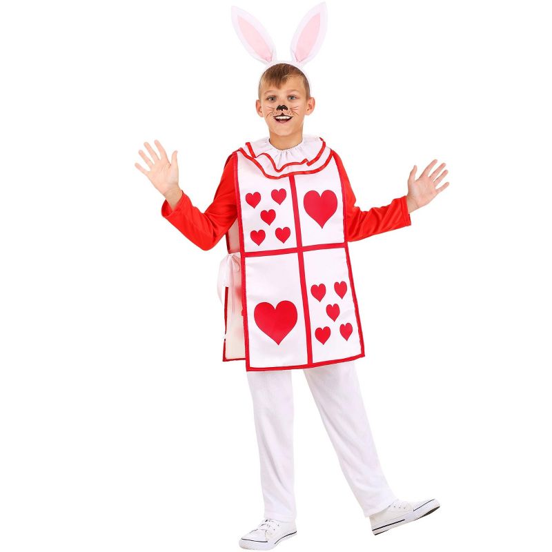HalloweenCostumes.com Royal White Rabbit Child's Costume., 1 of 4