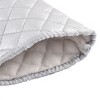 Unique Bargains Household Bakery Heat Resistance Microwave Baking Cotton Blends Kitchen Gloves 14.6"x5.9" Silver Tone 1 Pair - 3 of 3