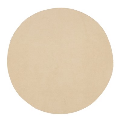 Gold and White Beaded Zebra Pattern Round Placemats, Set of 4