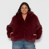 Women's Short Faux Fur Jacket - Wild Fable™ - 2 of 3