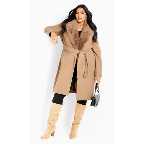 Blushing Belle Coat - taupe