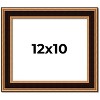 PosterPalooza | Photo Size Weathered Gold Picture Frame - UV Acrylic, Foam Board Backing, Hanging Hardware - 2 of 4